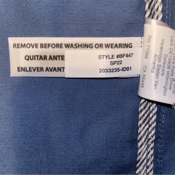 J Crew womans blue new Barn Jacket Liberty Waxed Zip Snap Up Small S - Picture 9 of 10